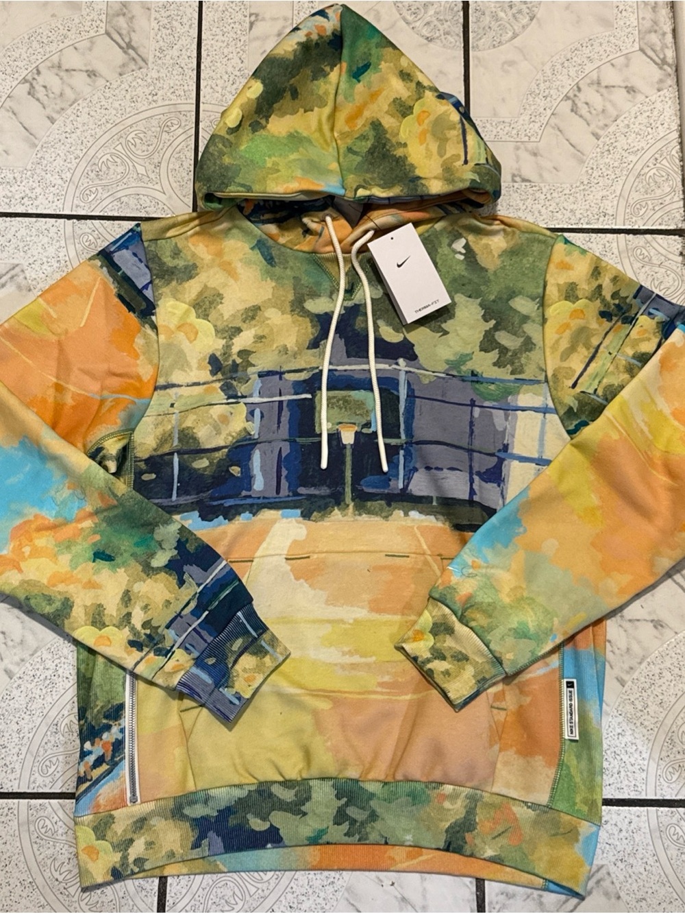 New Nike Standard Issue Therma-FIT Basketball Hoodie Mens Size Medium HV3516-365